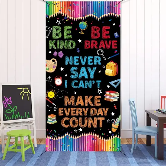 3x6ft Never Say I Can't Door Banner {4}