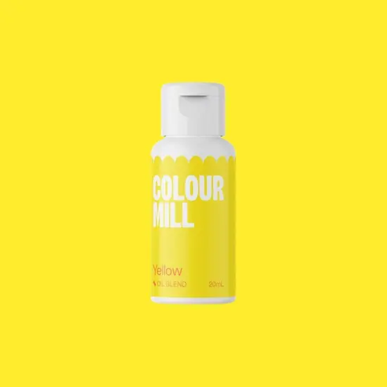 20ml Yellow Oil Based Colouring for Vibrant Buttercream Ganache Fondant Cake Batter and More {2}