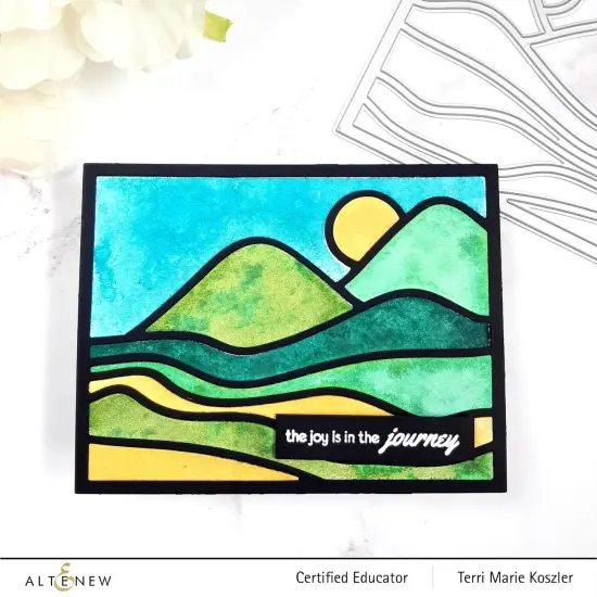 Abstract Landscape Cover Die {2}