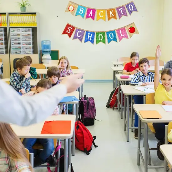 Back to School Burlap Banners Pre-Assembled {4}