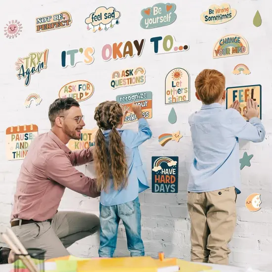 Boho Bulletin Board Decorations Set {4}