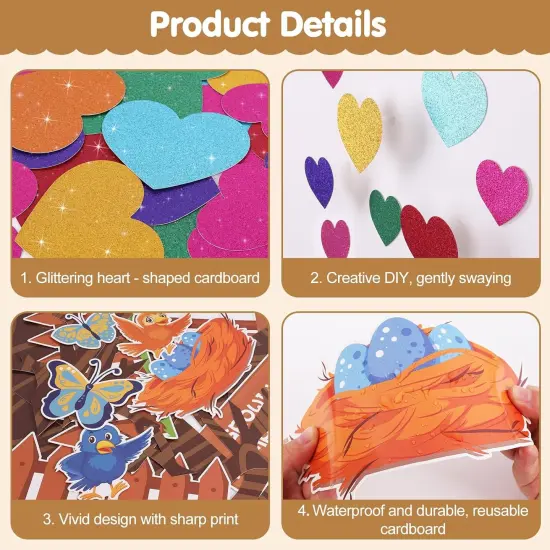 Classroom Tree Bulletin Board Decorations Set Swaying Heart Tree {3}