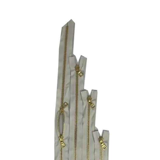 Zipper &ndash; 15" 6MM Nickel Teeth, Black Tape for Purses and Bags {2}