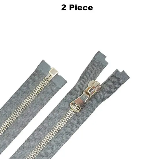 8MM One Way Separating Open Bottom Zipper 4" to 28" {1}
