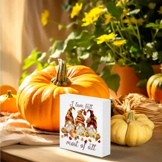 Home Harvest Autumn Leaves Decor (I Love Fall Most of All) {3}