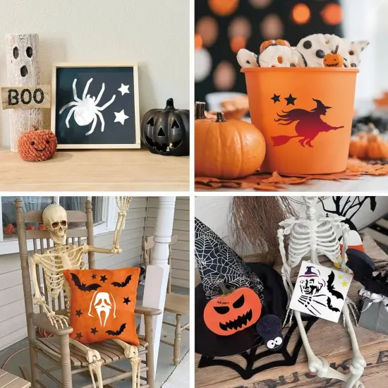 Halloween Pumpkin Stencils(bat36) {4}