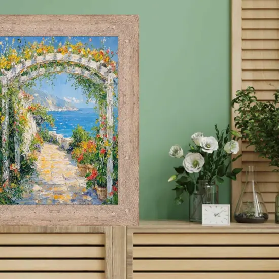 Drift Barnwood White Wash Rustic Picture Frame 14x18 frame {6}