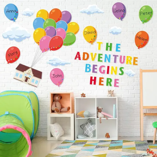 Colorful Balloon Bulletin Board Set {5}