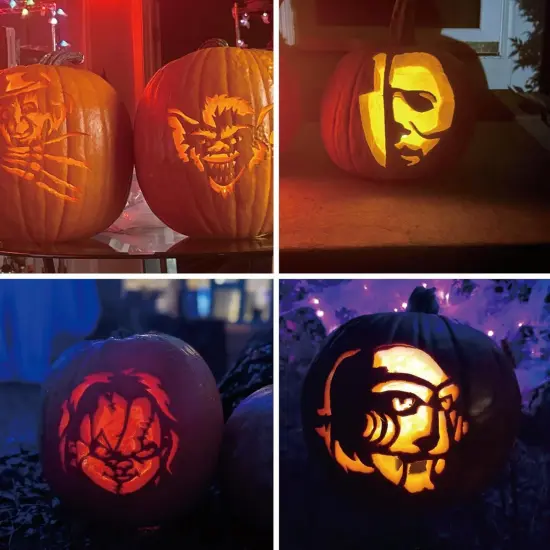 Halloween Pumpkin Stencils(bat36) {3}