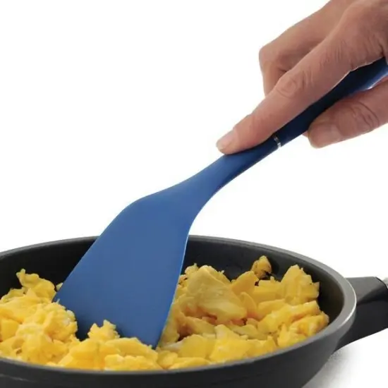 Norpro 10" Heat-Resistant Non-Slip Grip Nylon Turner - The Original Half Spatula {7}