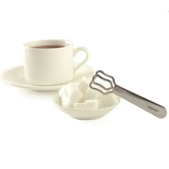 Norpro Stainless Steel Mini Tongs - Great for Meats, Cheeses, Olives, Ice, Sugar Cubes and more {4}
