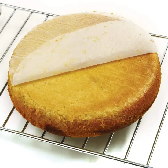 Norpro 9" Round Parchment Paper Cake Pizza Tart Baking Pan Liners - 25 Pack {6}