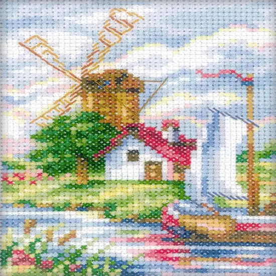 Holland Landscape EH310 Counted Cross Stitch Kit {1}