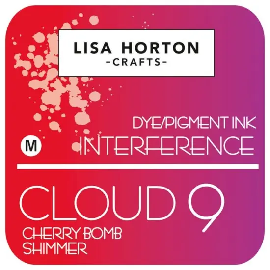 Lisa Horton Crafts Interference Ink Pad -Cherry Bomb Shimmer {1}