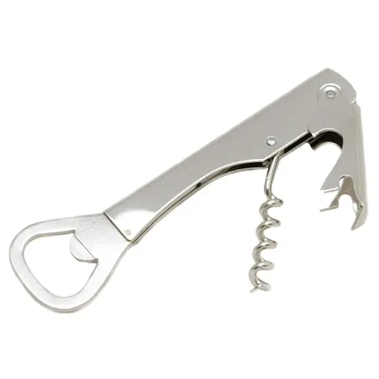 Chef Craft Combination Compact Corkscrew and Bottle Opener - Great for Travel and Camping {1}