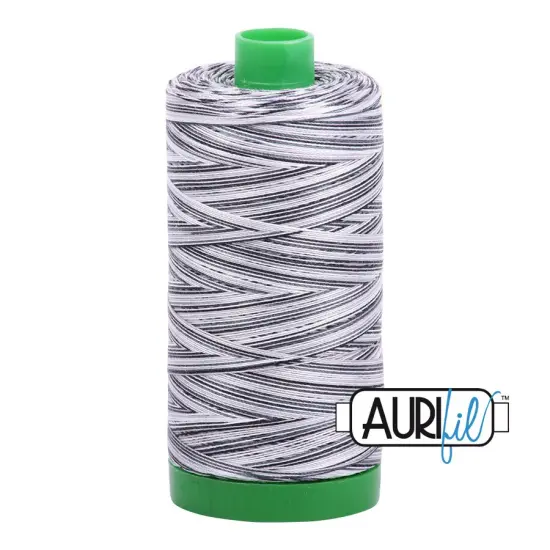 Licorice Twist - Variegated (4652) | 40wt Large Spool (1000M / 1094Y) | Aurifil Thread {1}