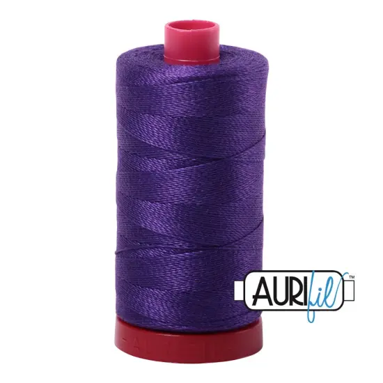 Dark Violet (2582) | 12wt Large Spool (325M / 356Y) | Aurifil Thread {1}