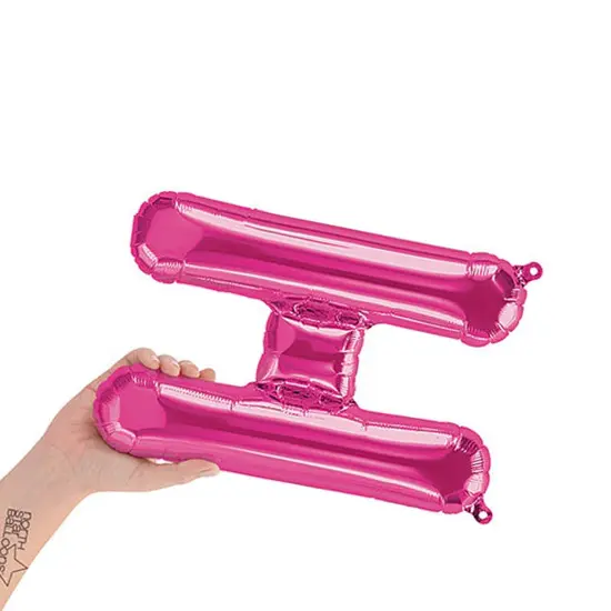 NorthStar Balloons&reg; 16 Inch Letter H Magenta Air Fill Only {3}