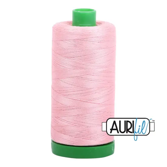 Light Peony (2437) | 40wt Large Spool (1000M / 1094Y) | Aurifil Thread {1}