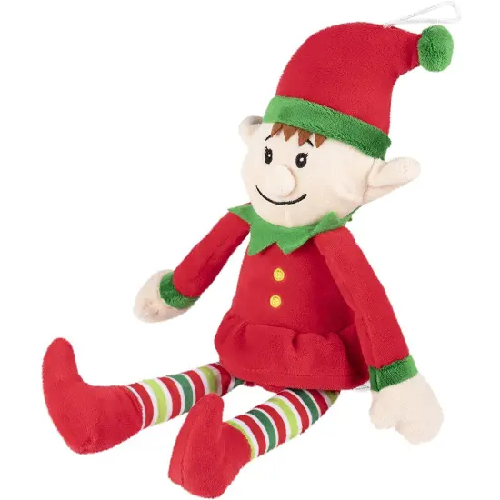 Blue Panda 2 Pack Christmas Elves Plush Toy, Santa Helper Boy and Girl Elf Stuffed Doll for Holiday Decorations, Cute Cuddly Elves Toy for Xmas Season, 12" Multicolor {5}