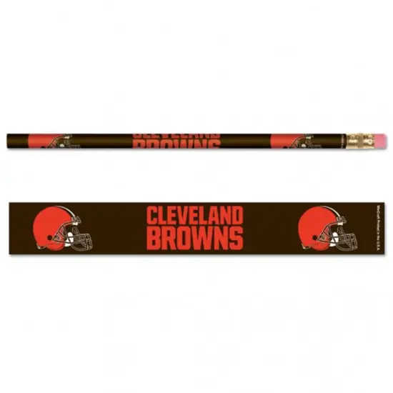 CLEVELAND BROWNS OFFICIAL LOGO PENCIL 6-PACK {1}