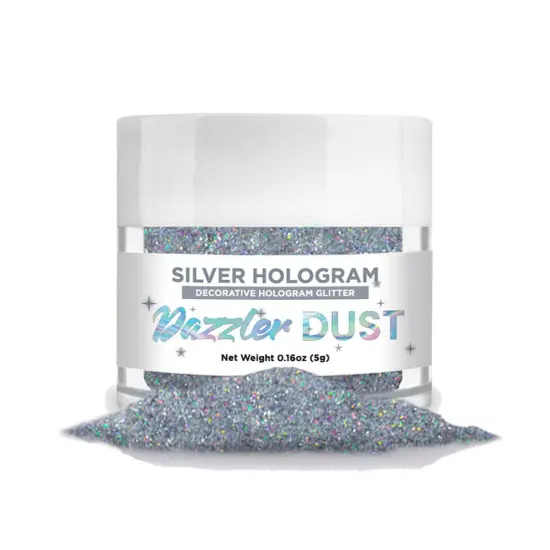 Silver Hologram Dazzler Dust&reg; 5 Gram Jar {5}