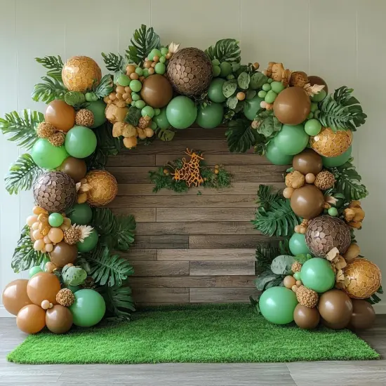 Green Balloons Latex Party Balloons - 100 Pack 12 inch Round Helium Balloons for Dark Green Themed Wedding Graduation Anniversary Birthday Party Backdrop Decorations {5}