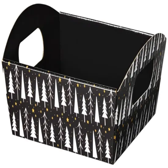 Pack/6: Merry & Bright Presentation Trays - 8-1/4 x 7-1/2 x 2-1/2" {1}