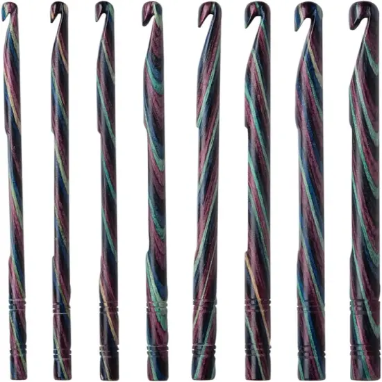 Knit Picks WeCrochet Majestic Regular Wood Crochet Hook Set - 8 Sizes US E-K {1}
