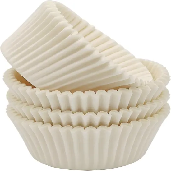 Premium White Standard Greaseproof Cupcake Liners Muffin Baking Cups for Wedding, 100-Count {2}