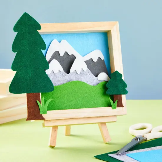 6 Pack Unfinished Wood Canvas Boards for Painting, 6x6 Square Wooden Panels for Crafts Brown {3}