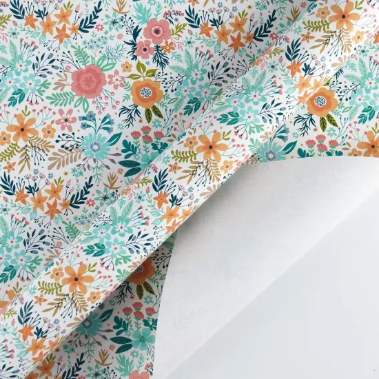 Jumbo Floral Wrapping Paper Roll - 30 Inch x 33 Feet {3}