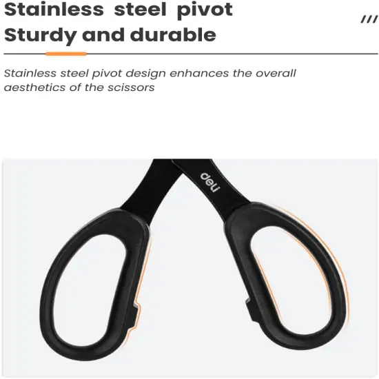 Non-stick Scissors, Black, Stainless Steel Scissors, Effortless Precision Cutting, Effortless Precision Cutting, for students, for DIY {4}