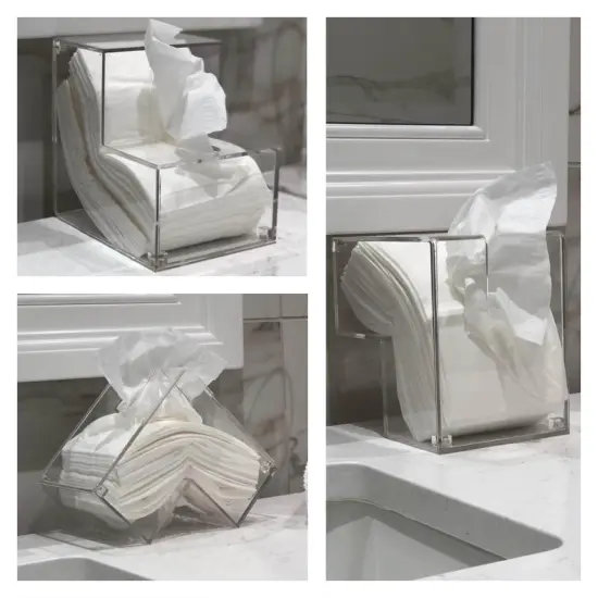 The Lucite Angled Tissue Box {1}