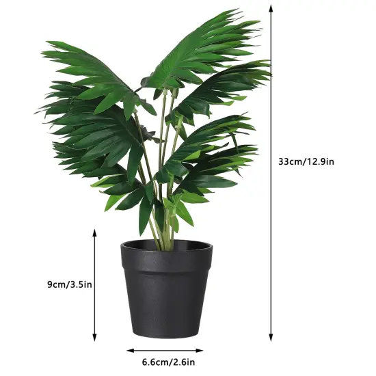 Artificial Potted Flower Plants Small Fake Plants for Home, Farmhouse, Outdoor, Office, Shelf, and Bathroom Decor {2}