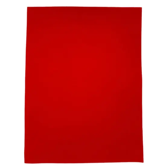 3.2mm Thick Acrylic Felt Sheets &ndash; 12" x 18" Multi-Color or Single Color Options Red {1}