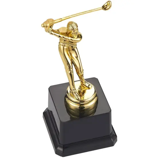 Golf Trophy, Gold Champion Trophy for Golf Tournaments, Competitions, Parties (3 x 3 x 7 In) {4}