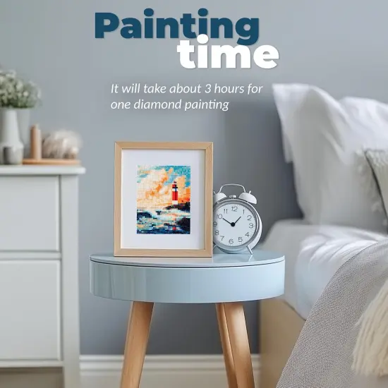 Large Diamond Art Kits for Adults - Brilliant Art Diamond Painting Kit - Paint Gem Art for Adults - Sea Breeze {3}