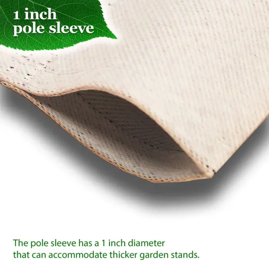 G128 Combo Pack Garden Flag Stand Black 36x16IN & Garden Flag Welcome America Mason Jars Printed 12x18IN Double Sided Yard Garden Lawn Decoration {2}