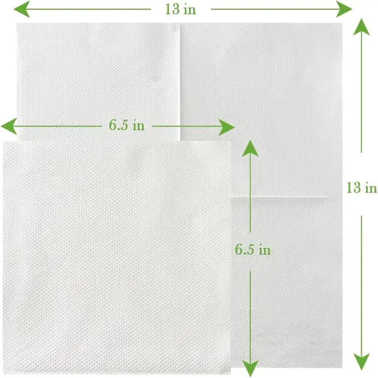Napkins Bulk, 250 Count Everyday Paper Napkins, 6.5&times;6.5 Inch Folded, 2-Ply Soft And Absorbent for Dinner, Gathering, Bar, Restaurants(13&times;13 Inch Unfolded) {2}