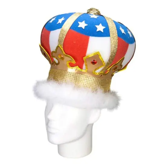 USA King Crown Regal & Patriotic Party Accessory {3}