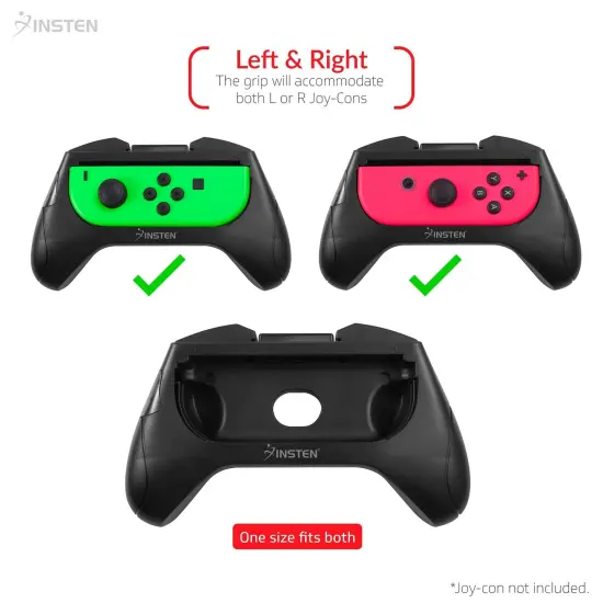 for Nintendo Switch Joy Con Grip, Joycon Controller Holder for Nintendo Accessories, Black {3}