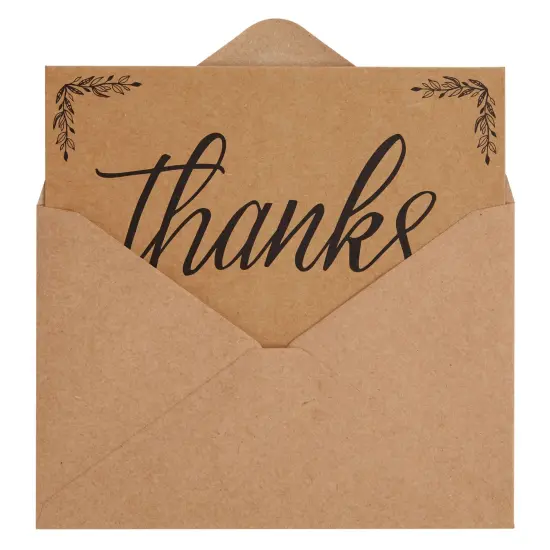 36 Pack Assorted All Occasion Cards with Envelopes in 36 Unique Designs for Birthdays, Congratulations, Sympathy, Thank You (Kraft Paper, 4x6 In) {7}