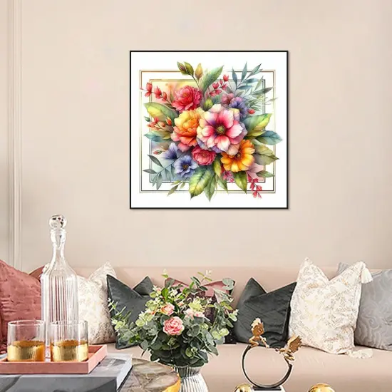 Diamond Painting Kits for Adults, 5D DIY Flower Diamond Art Kits for Beginners, Full Drill Diamond Painting Kits for Home Wall Decor, 12x12 Inch {3}