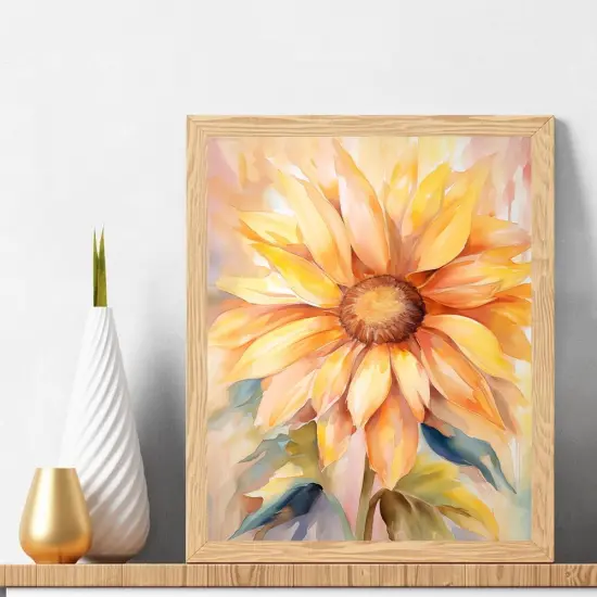 Paint by Numbers Kit for Adults - Sunflower DIY Adult Paint by Number Kits Flowers Acrylic Canvas Painting for Adults Beginners Kids Art Crafts Without Frame, 16x20 Inch {2}