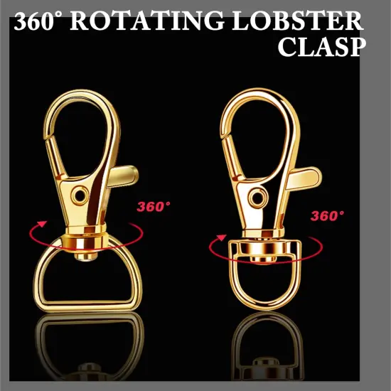 524PCS Key Chain Making Kit, Keychain Making Supplies Keychain Craft Supplies Key Chain Clips, Lanyard Snap Hooks, Key Rings and Jump Rings for Jewelry Lanyard Making, Keychain Kit Gold {4}