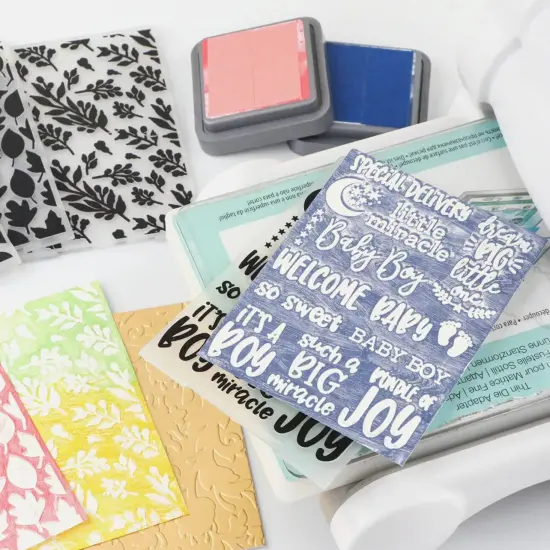 Plastic Embossing Folders Baby Boy {2}