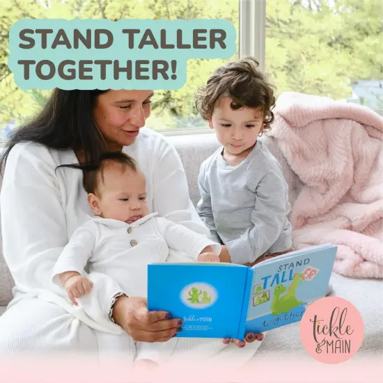 Tickle & Main 3 Piece New Big Brother Gift for Boys, Includes Big Brother/Little Sister Dinosaur Stuffed Animals with Storybook for Announcing a New Sibling, Educational and Engaging, Ages 1-14 {6}
