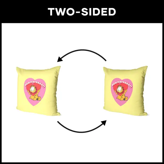 Nickelodeon Garfield Valentine's Day Throw Pillow 18&times;18 Inches Heartbreaker {5}