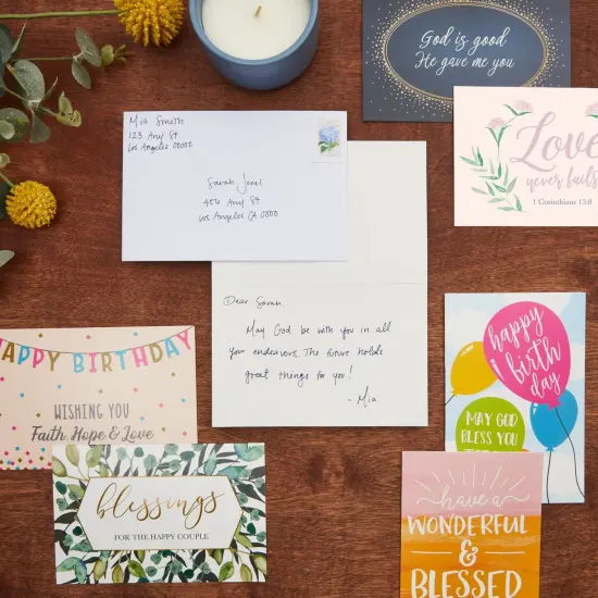 48 Pack All Occasion Cards Assortment Box with Envelopes, 4x6 Christian Greeting Cards, Religious Blank Notes for Birthday, Thank You, and Wedding {3}